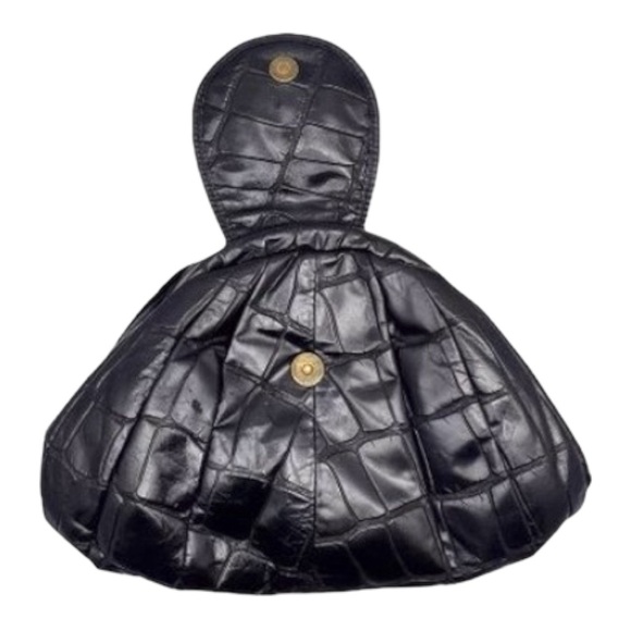 Park Avenue International Vintage Crossbody Clutch Genuine Crinkled Leather Bag - Picture 7 of 12